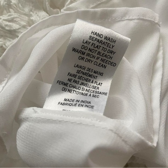 LoveShackFancy White Crochet Lace Maxi Dress | Boho Beach Bridal Festival M 🤍 - Picture 8 of 8